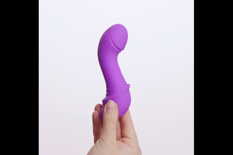Teazers – Mini Thrusting Vibrator – Purple