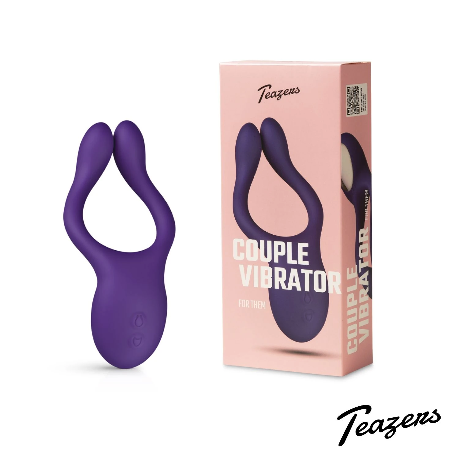 Teazers – Partner Multifun Couple Vibrator – Purple