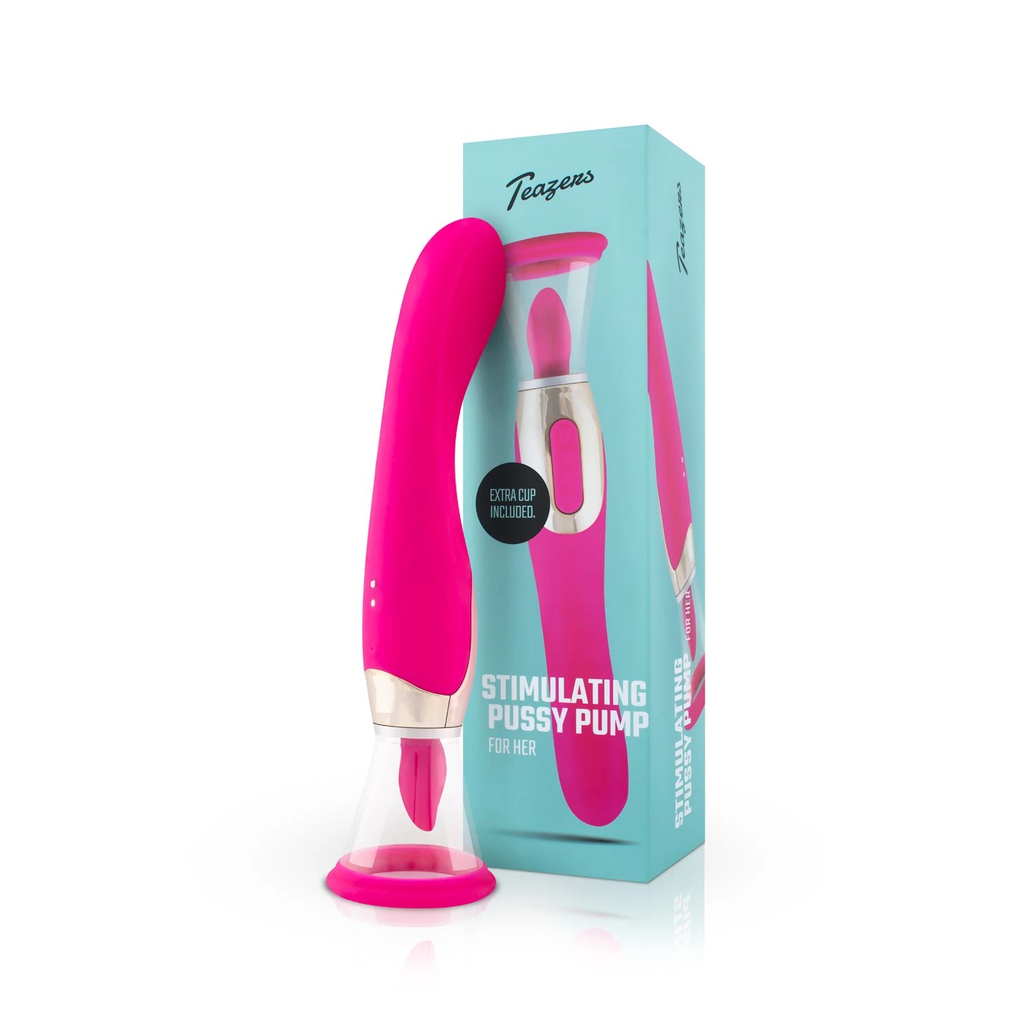 Teazers - Pleasure Pump With G-Spot Vibrator - Pink