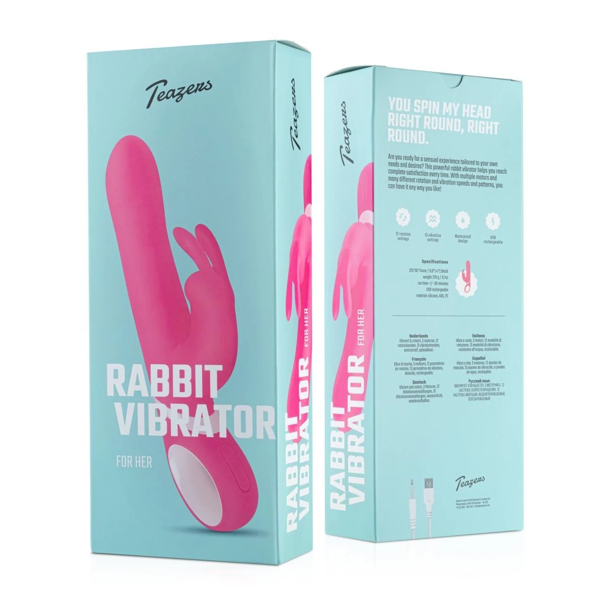 Teazers – Rabbit Vibrator – Pink