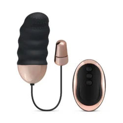 Teazers Ribbed Vibrating Egg With Remote Control