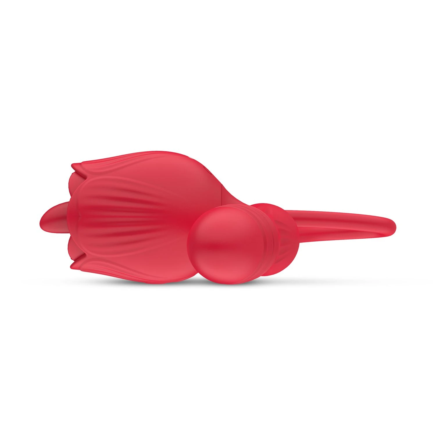 Teazers – Rose Thrusting Dildo Vibrator – Red