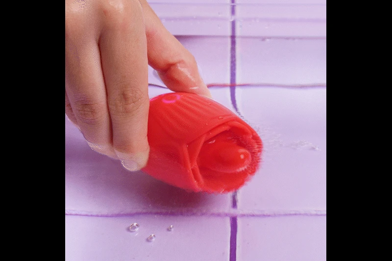 Teazers Rose Vibrator - Licking and Vibrating