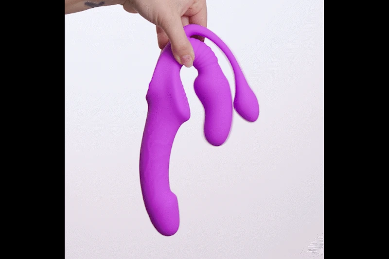 Teazers – Strapless Strap-On with Anal Plug – Pink