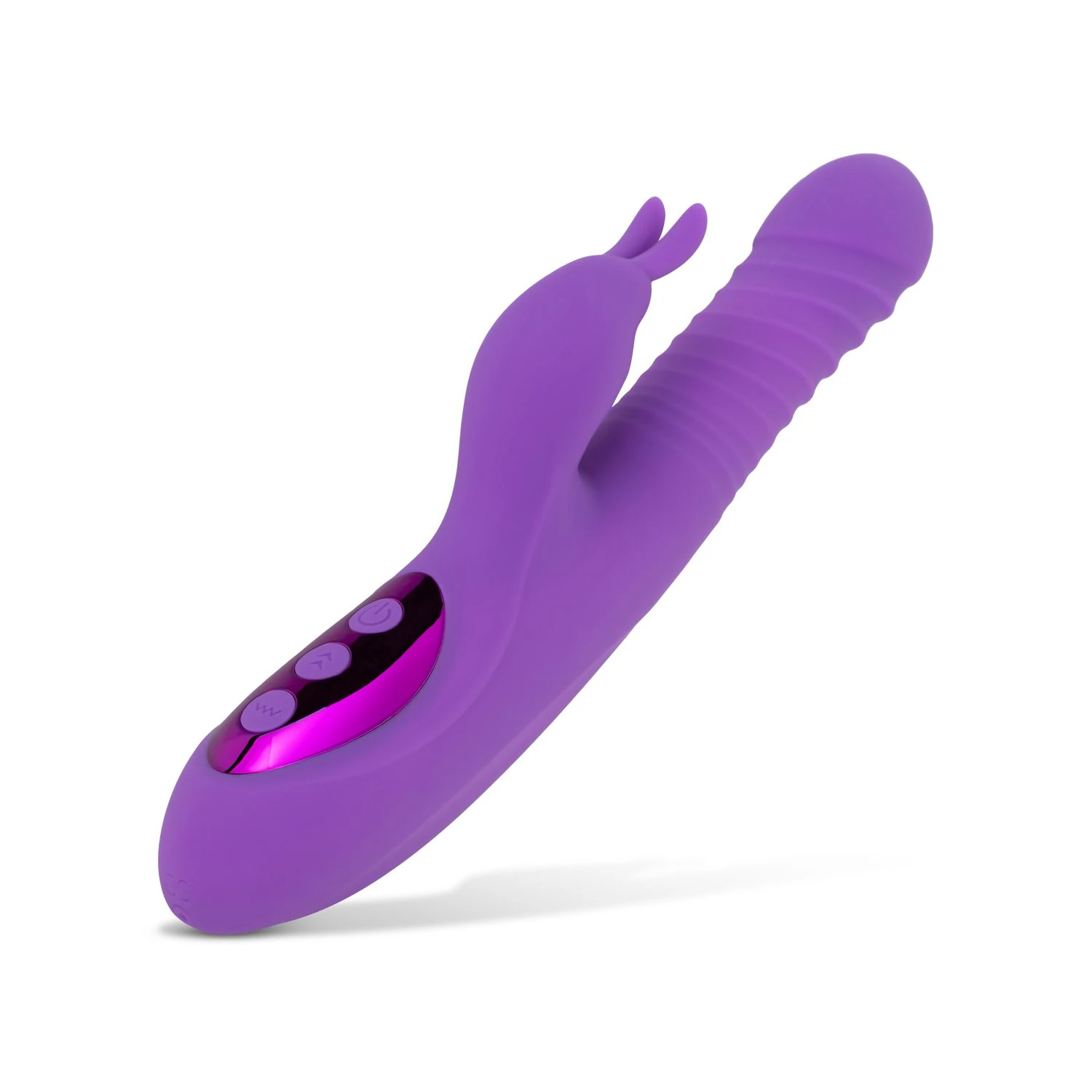 Teazers – Thrusting, Warming Rabbit Vibrator – Purple