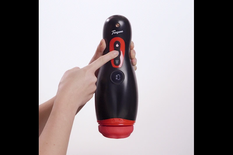 Teazers - Turn Up The Heat Masturbator - Black