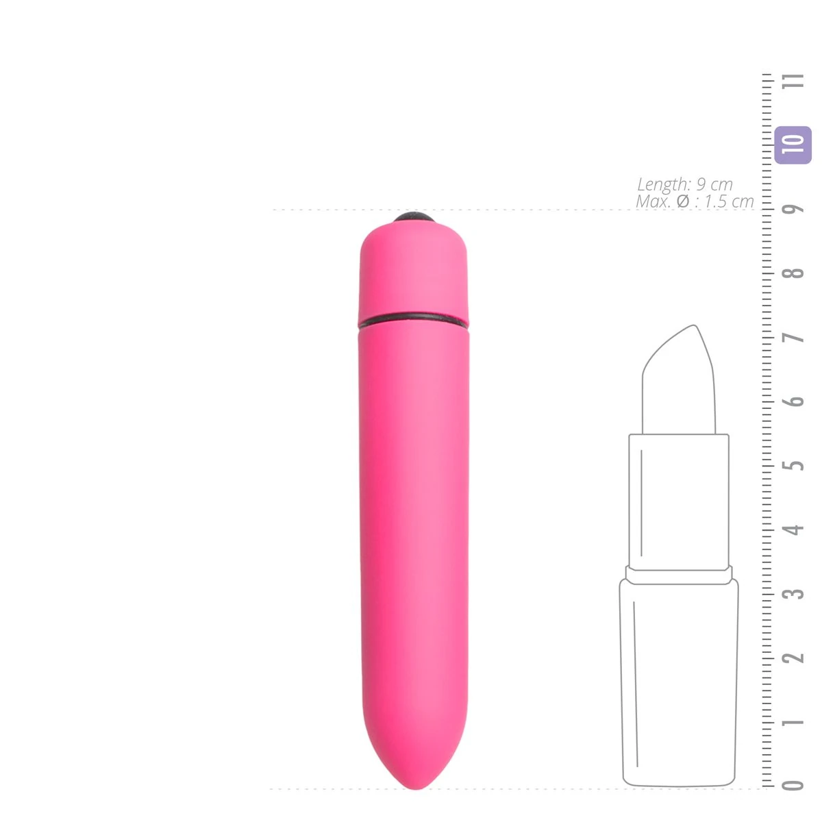 Toys 10 Speed Bullet Vibrator - Pink