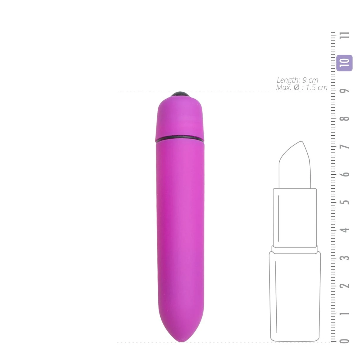 Toys 10 Speed Bullet Vibrator - Purple