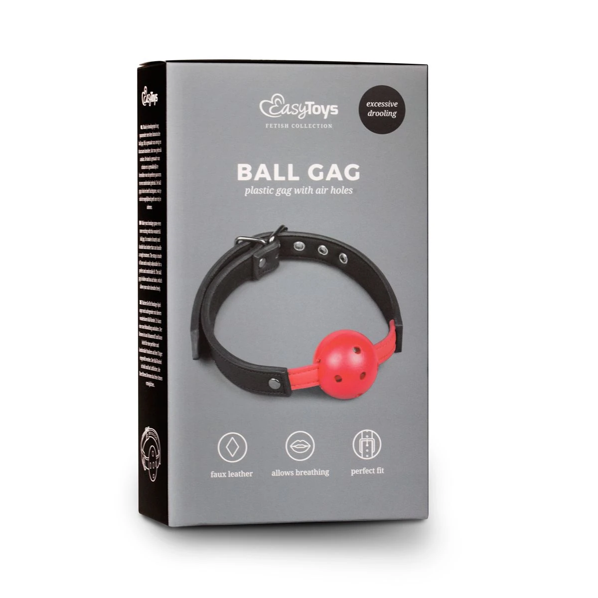 Toys Fetish - Ball Gag With PVC Ball - Red