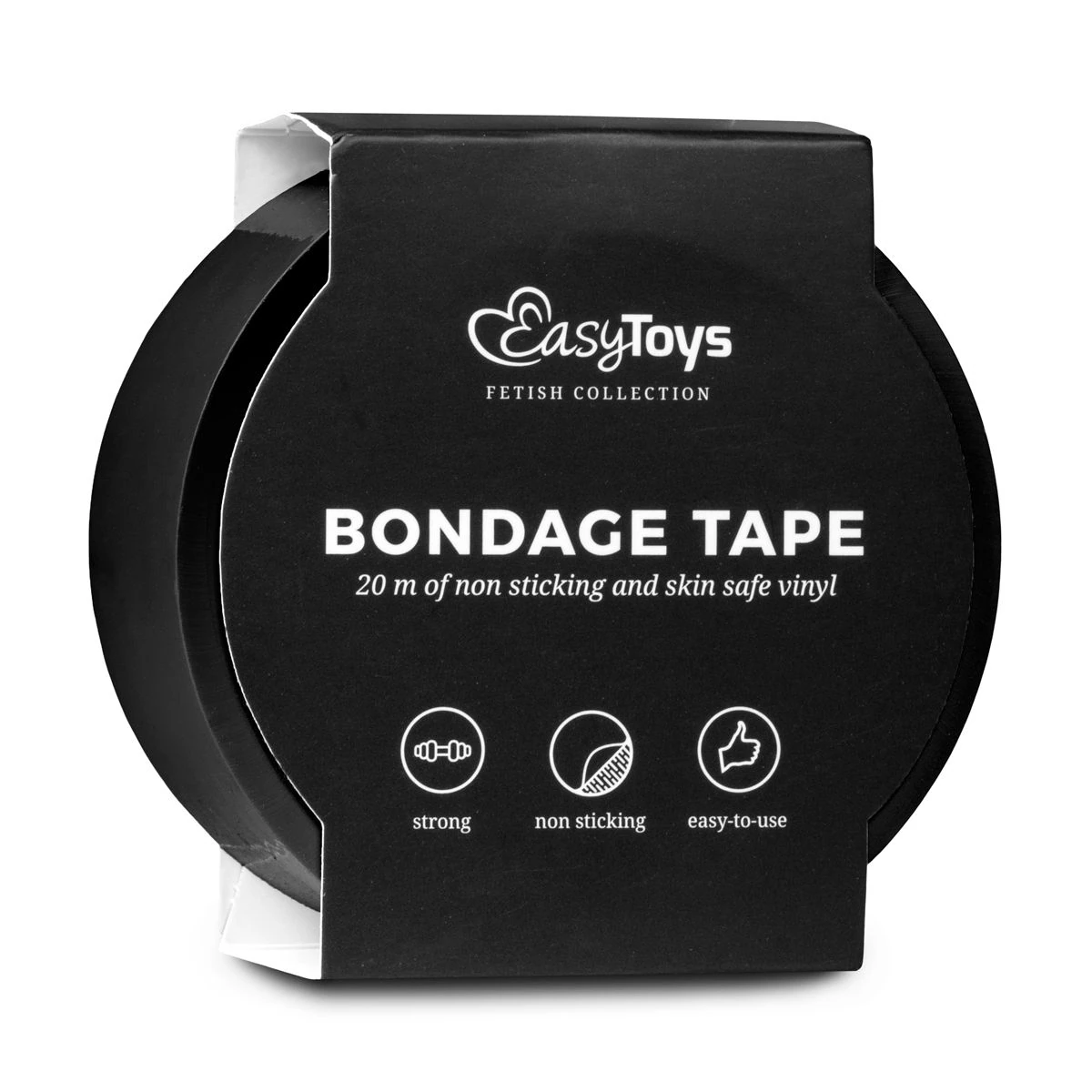 Toys Fetish - Black Bondage Tape - 20m
