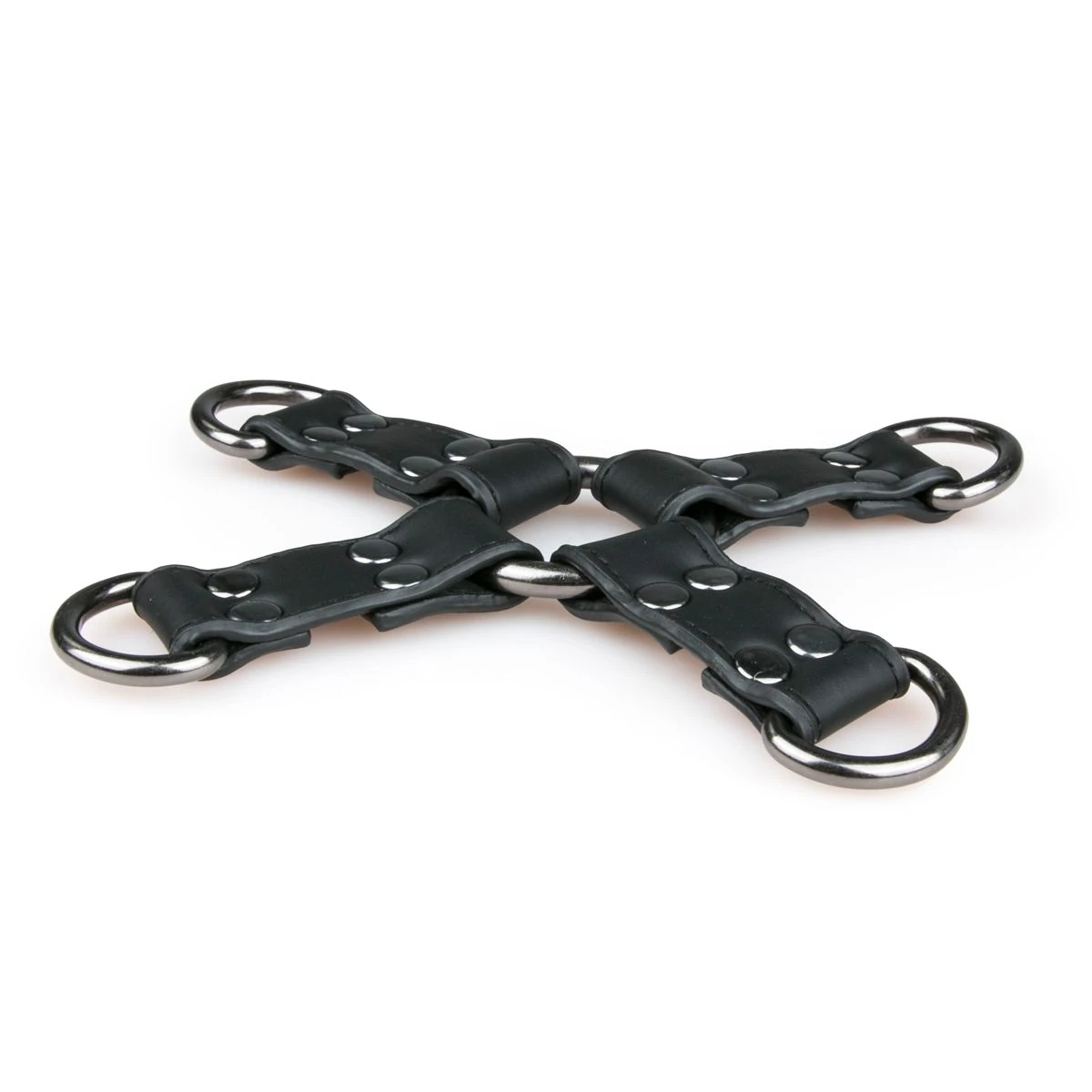 Toys Fetish - Black Leather Hogtie