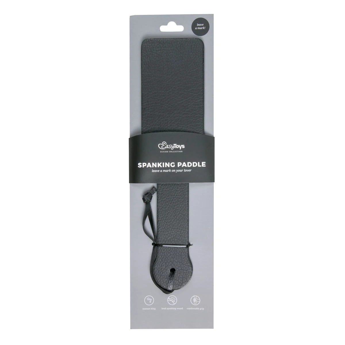 Toys Fetish - Black PU Leather Paddle