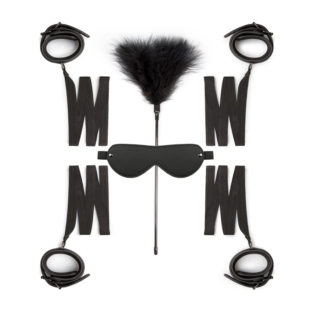 Toys Fetish - Bondage Kit - Handcuffs, ankle cuffs & eye mask