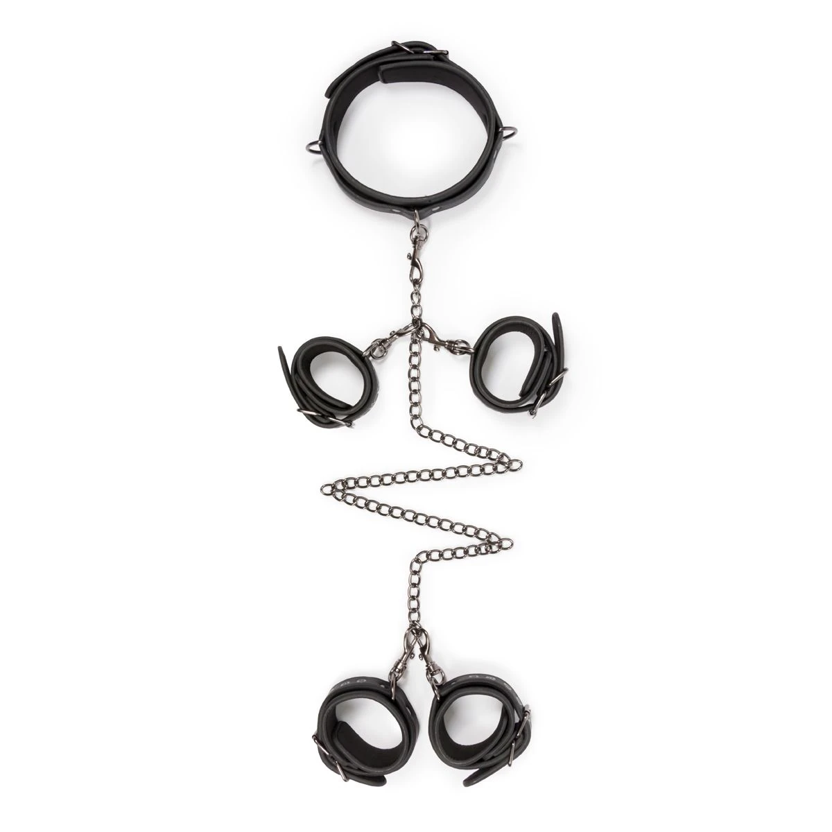 Toys Fetish - Bondage Set - Collar Hand and Ankle Cuffs