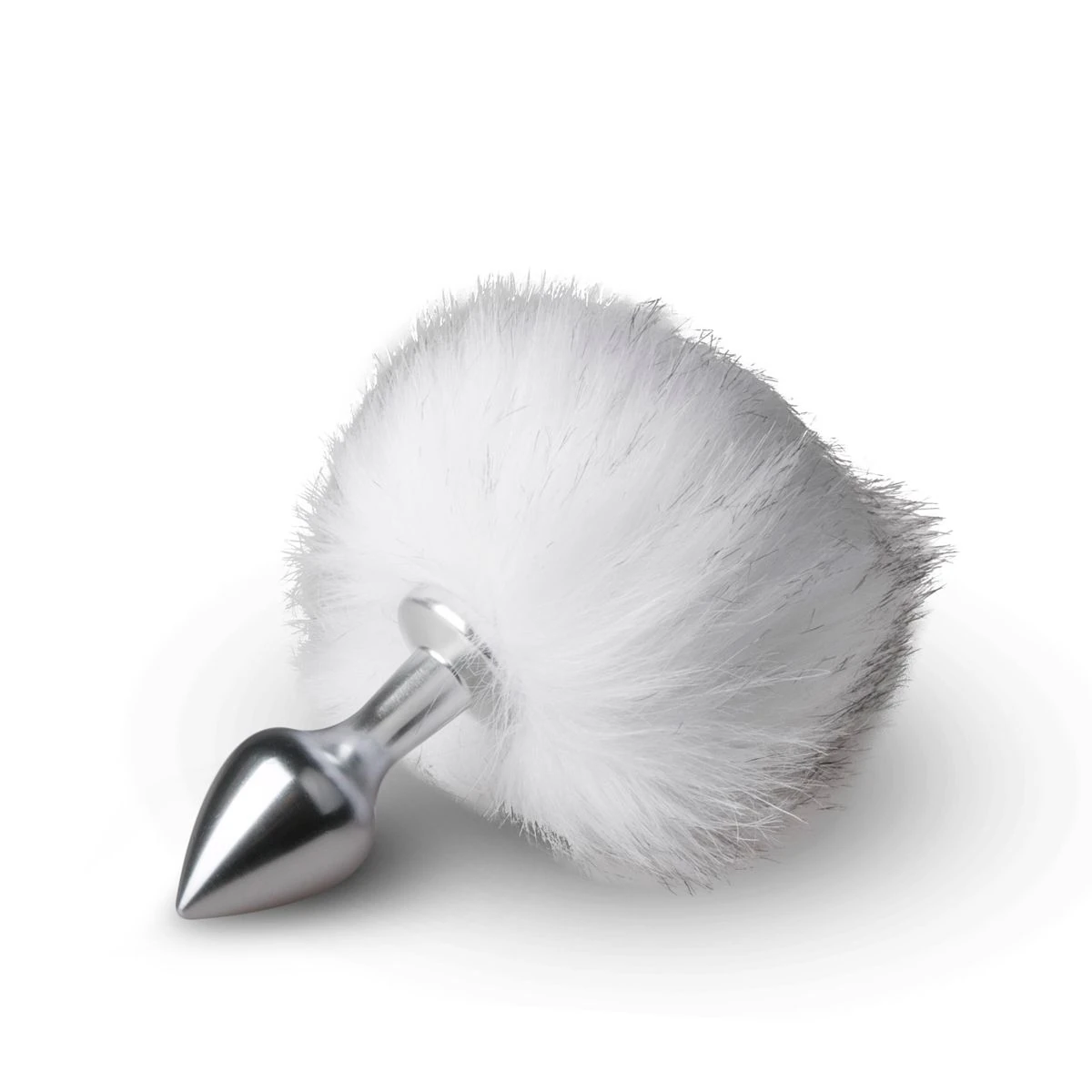 Toys Fetish - Bunny Tail Plug No. 1 - Silver/White