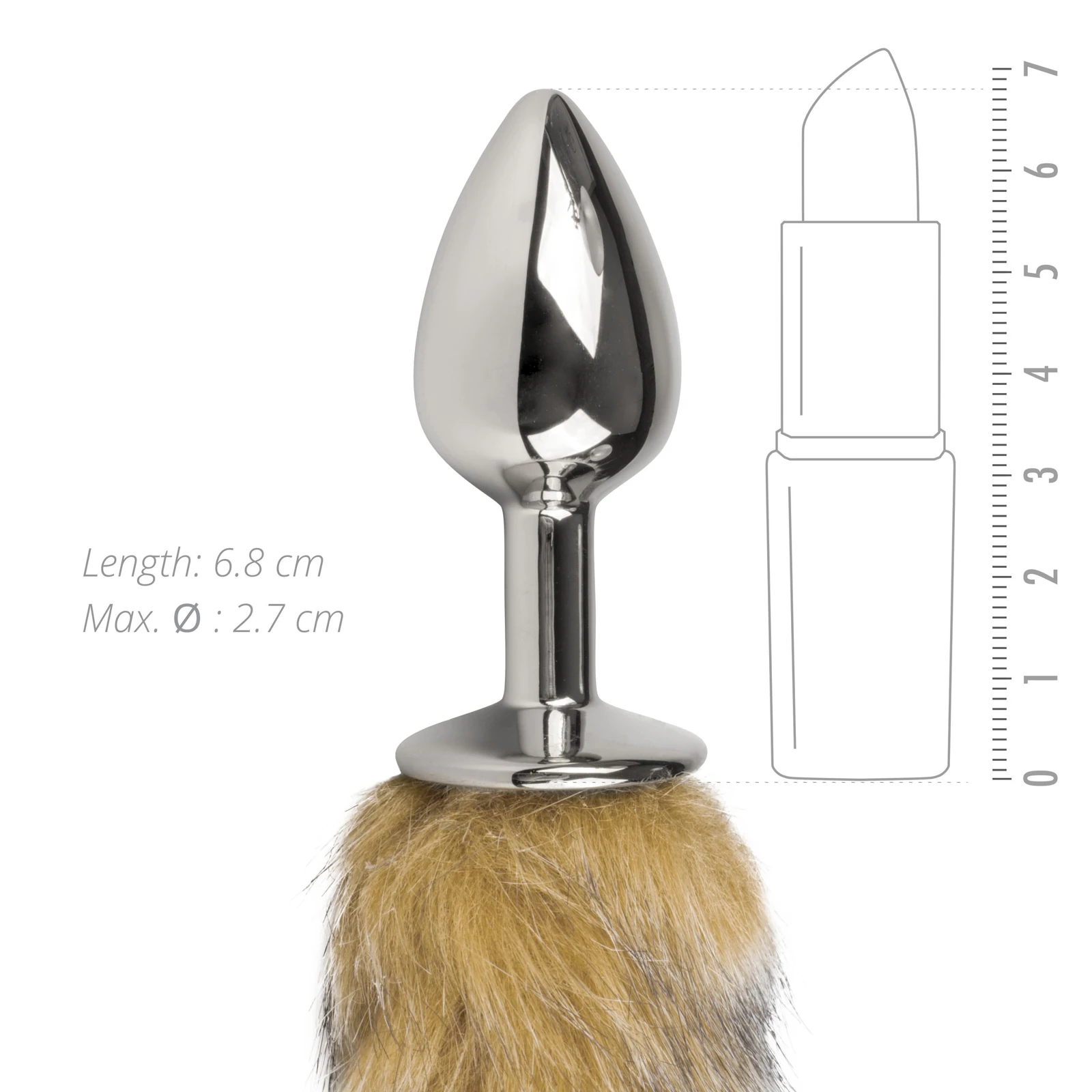 Toys Fetish - Butt Plug – Brown Fox Tail