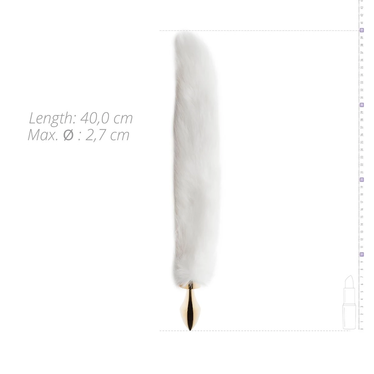 Toys Fetish - Butt Plug – White Fox Tail