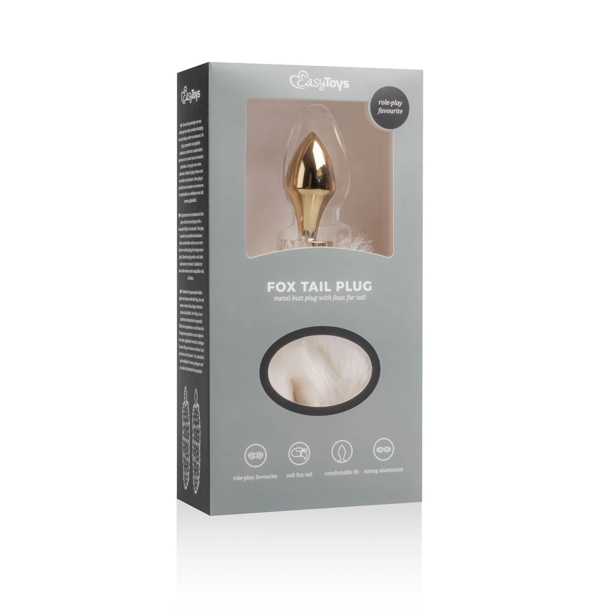 Toys Fetish - Butt Plug – White Fox Tail