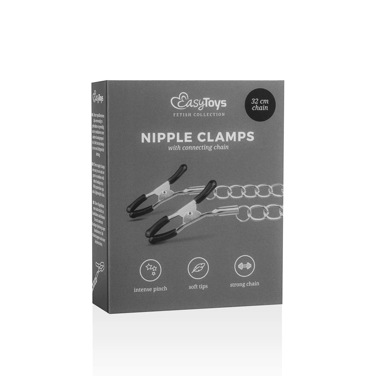 Toys Fetish - Classic Nipple Clamps With Chain