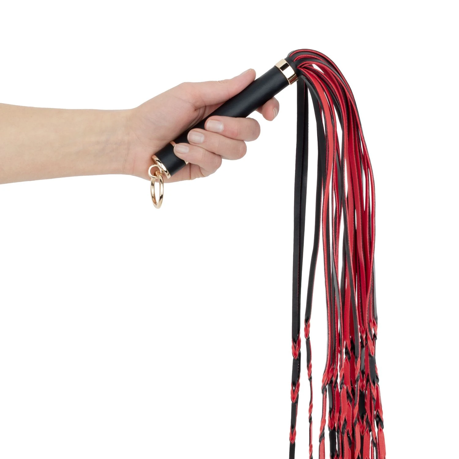 Toys Fetish - Flogger 64 cm - Red and Black