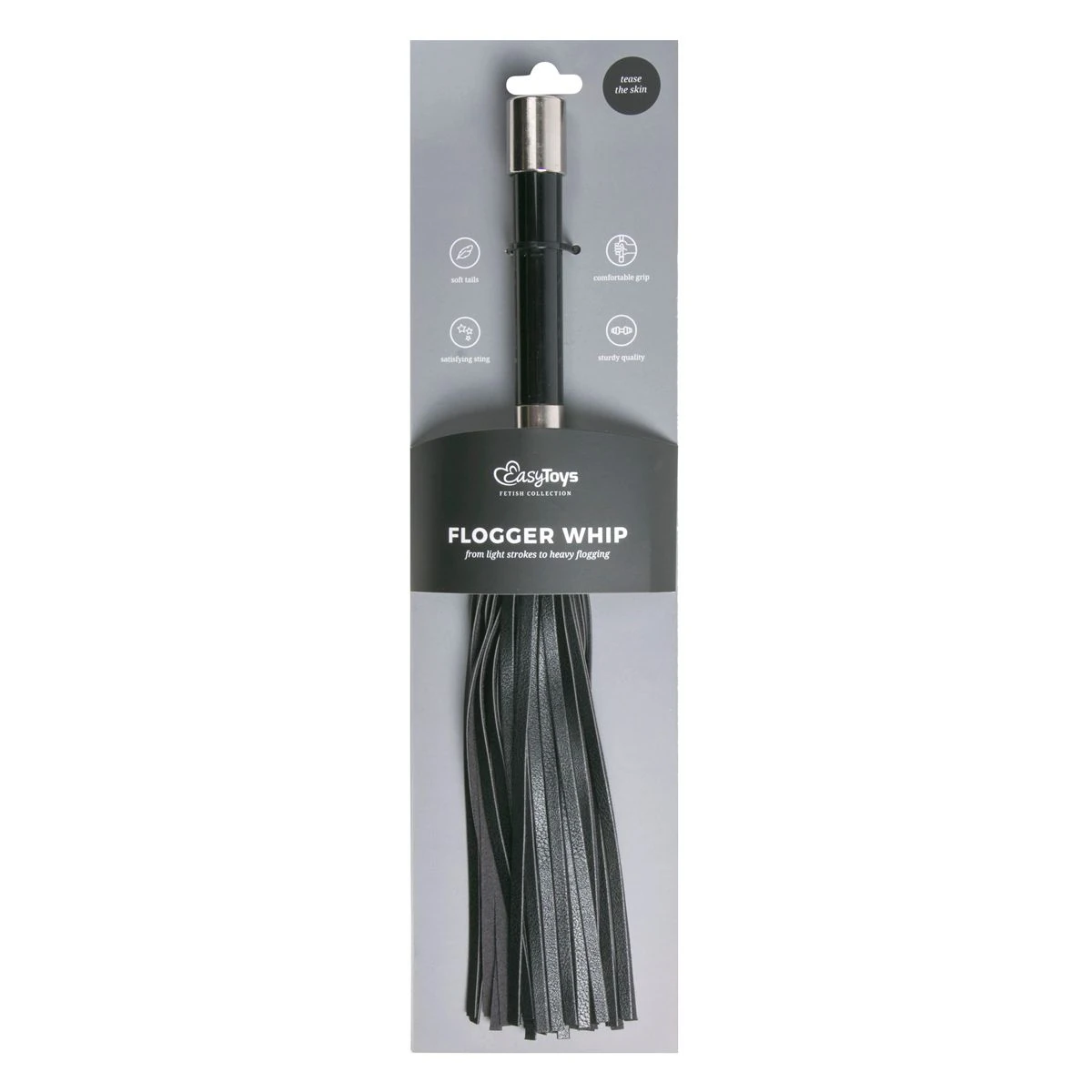 Toys Fetish - Flogger With Metal Grip