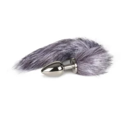Toys Fetish - Fox Tail Plug No. 4 - Silver