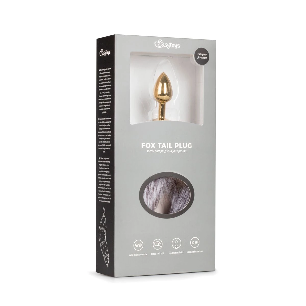 Toys Fetish - Fox Tail Plug No. 5 - Gold