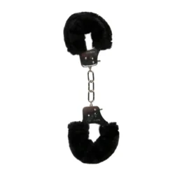Toys Fetish - Furry Handcuffs - Black