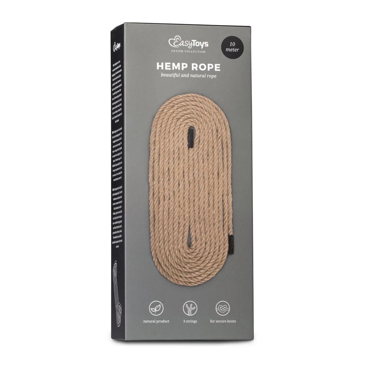 Toys Fetish - Hemp Bondage Rope - 10M