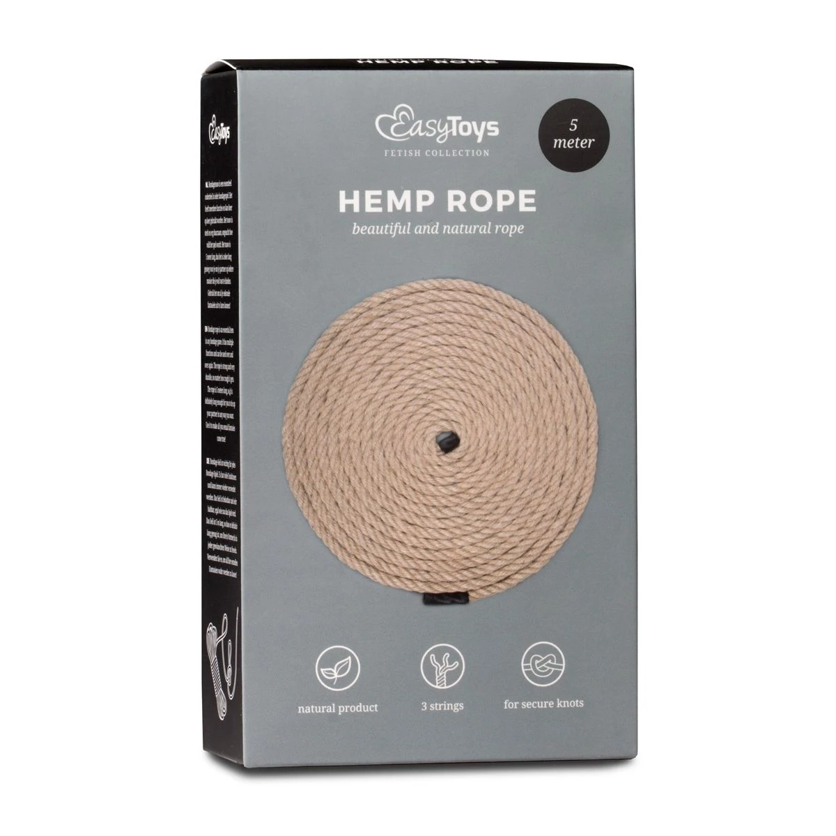 Toys Fetish - Hemp Bondage Rope - 5M
