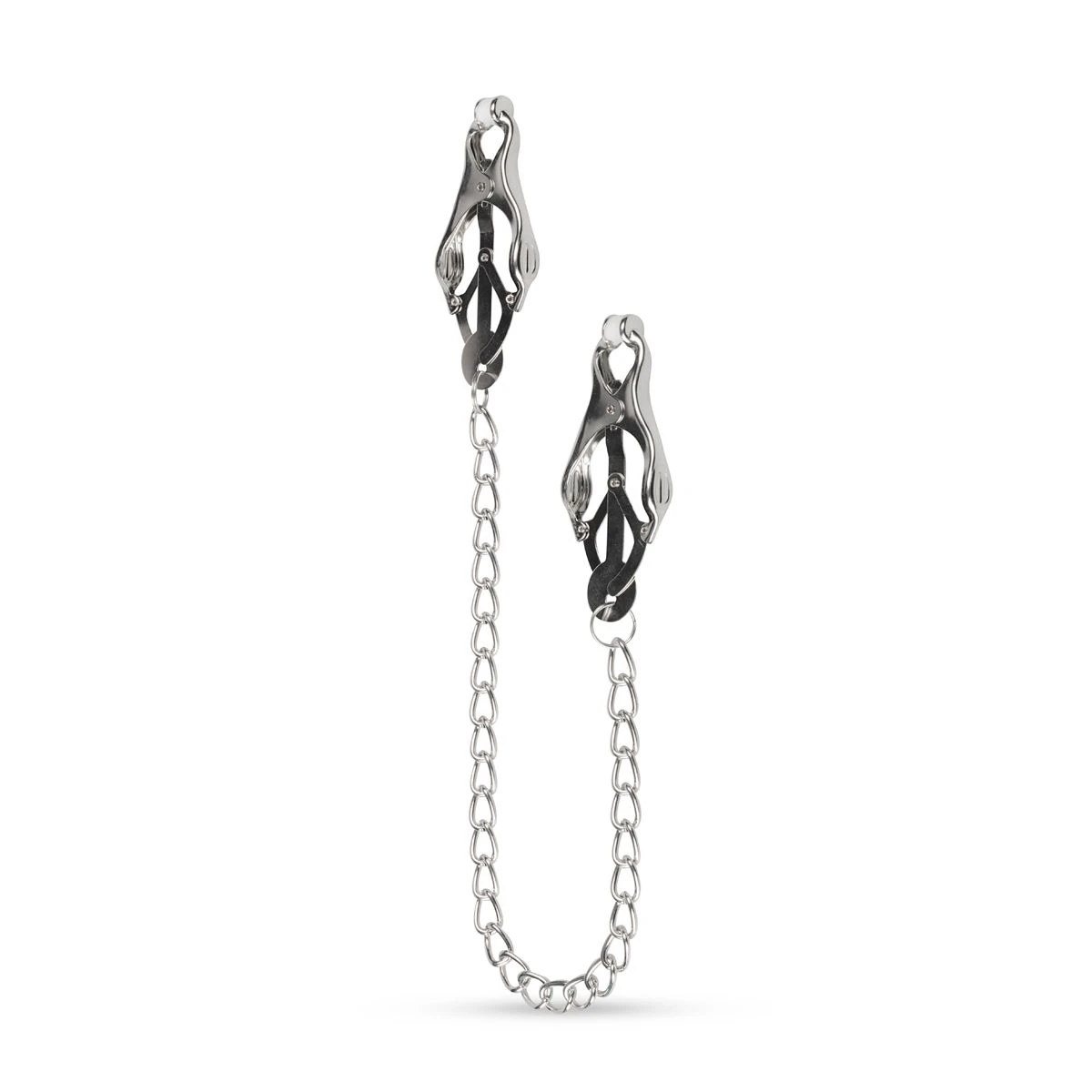 Toys Fetish - Japanese Clover Clamps With Chain