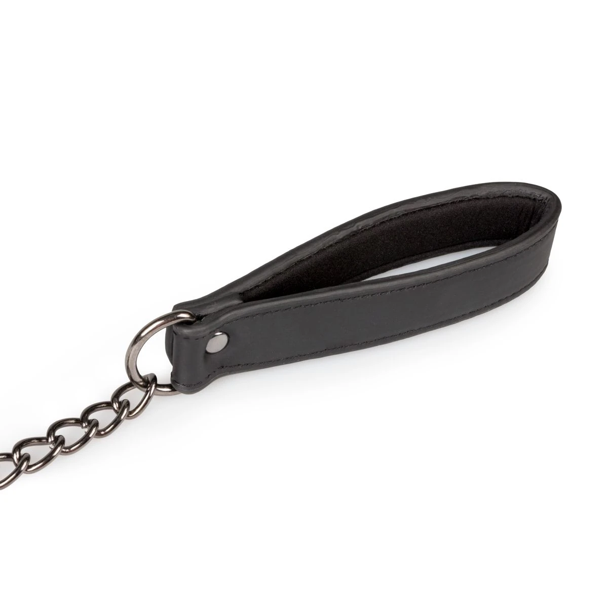 Toys Fetish - Leather Collar With Nipple Chains