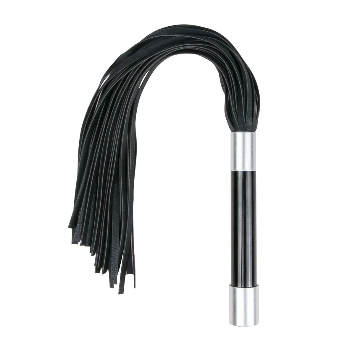 Toys Fetish - Long Flogger With Metal Grip