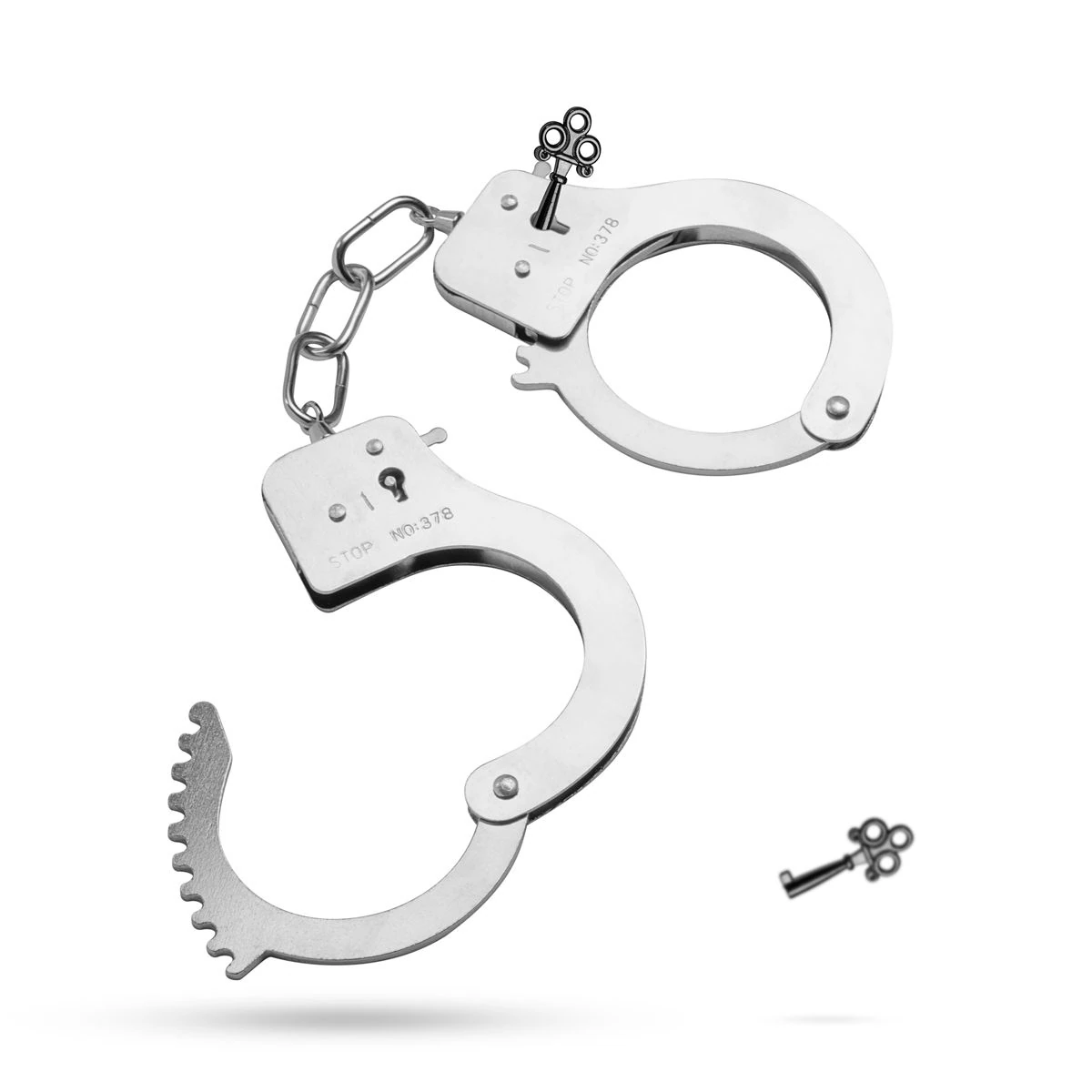 Toys Fetish - Metal Cuffs - Silver