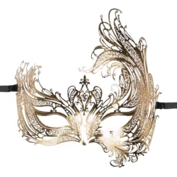 Toys Fetish - Metal Mask Gold
