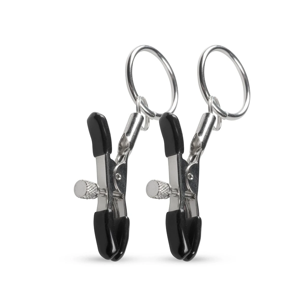 Toys Fetish - Metal Nipple Clamps With Ring