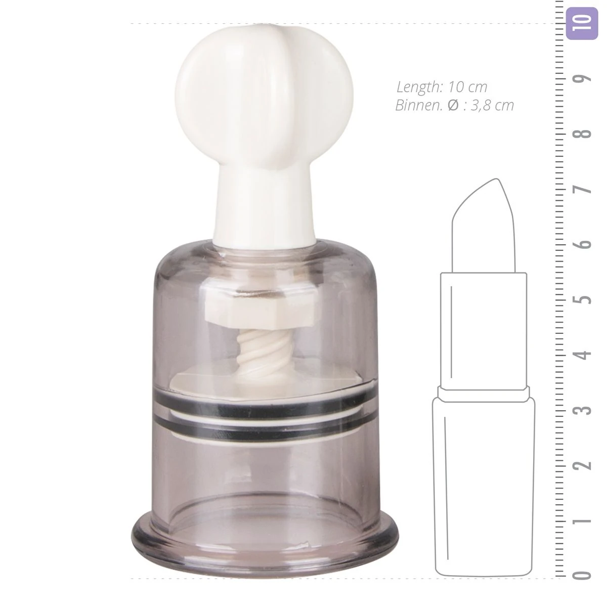 Toys Fetish - Nipple & Clit Suckers Medium - 2 pcs