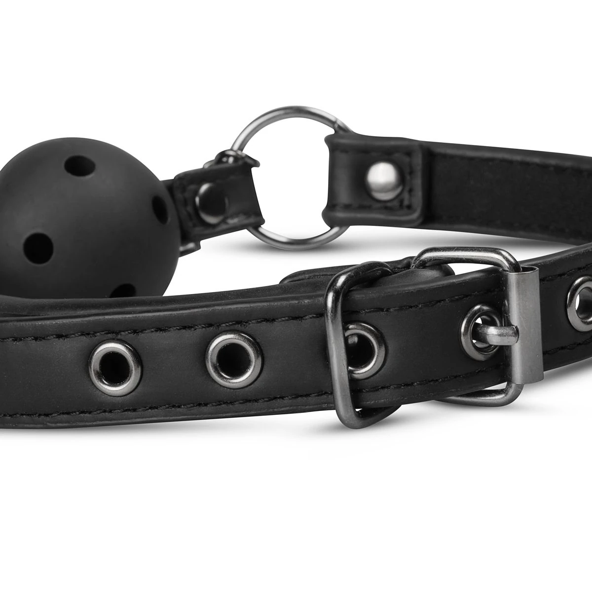 Toys Fetish - Open Ball Gag With Nipple Clamps