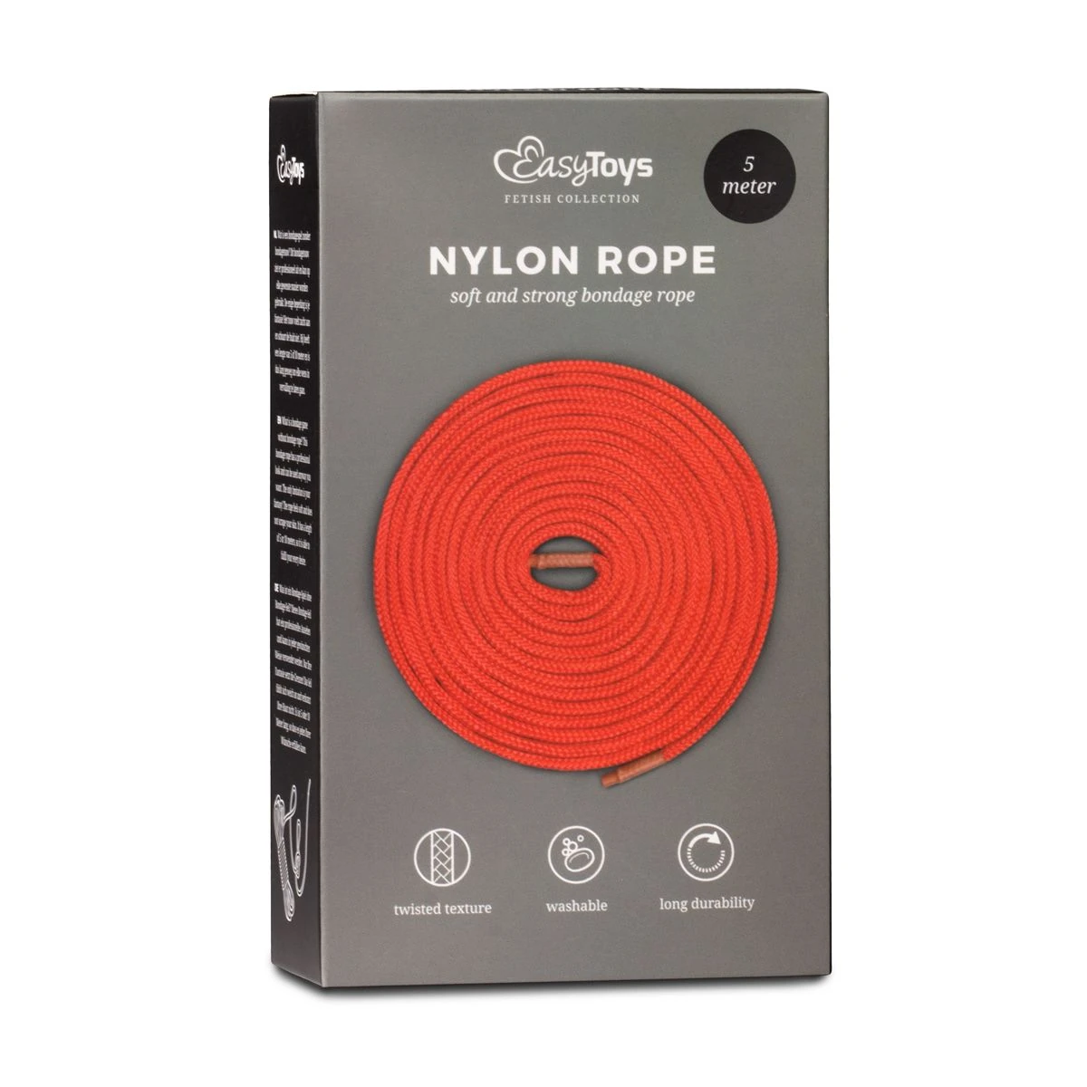Toys Fetish - Red Bondage Rope - 5m