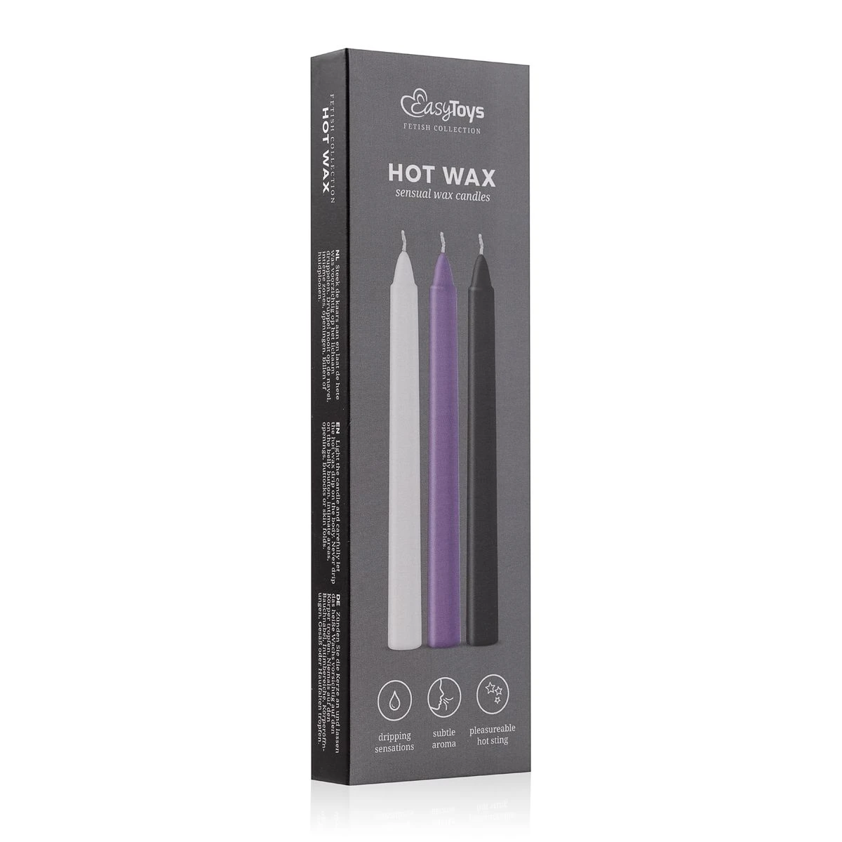 Toys Fetish - Sensual Hot Wax Candles - 3 pcs