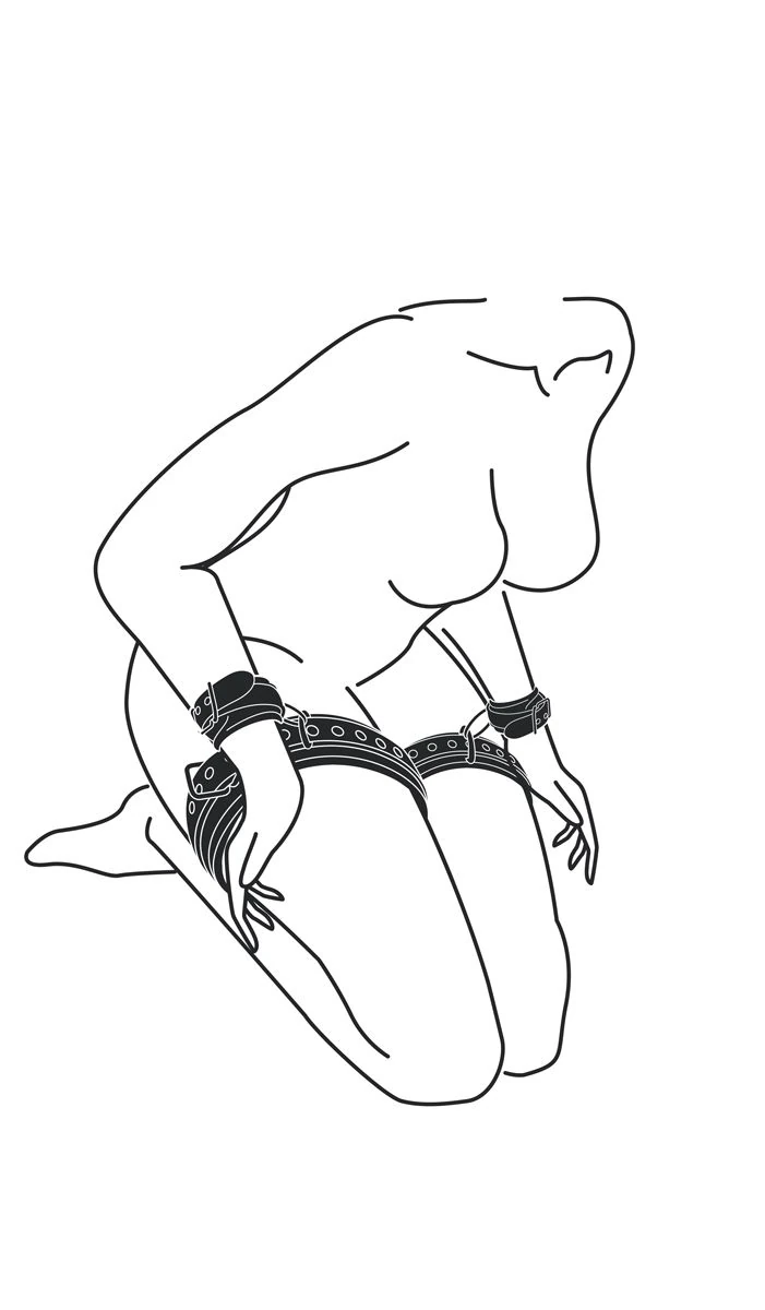 Toys Fetish - Thigh and Wrist Cuff Set