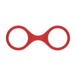 Toys - Flexible Silicone Handcuffs - Red