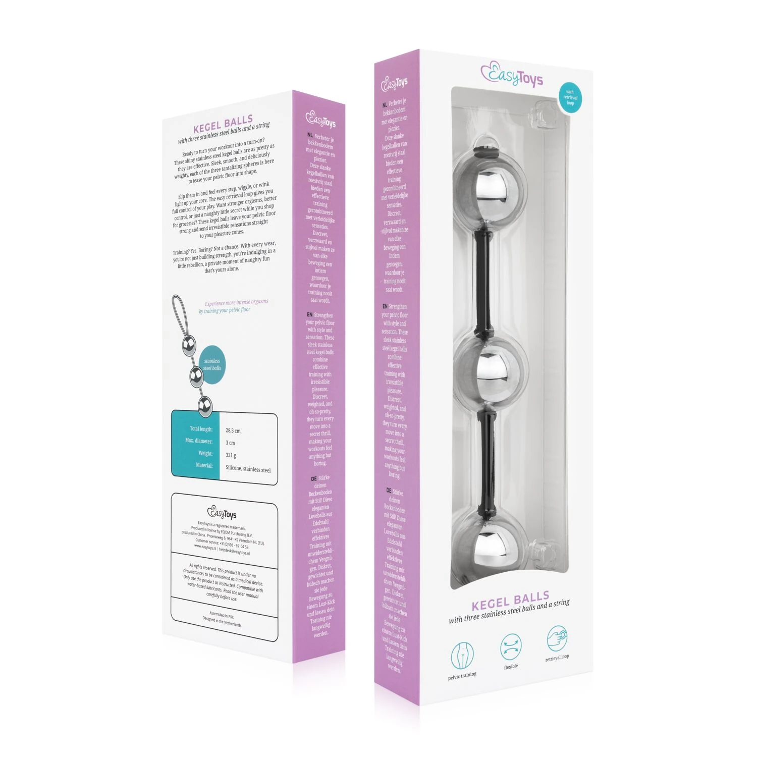 Toys – Geisha Metal Kegelballs – Silver