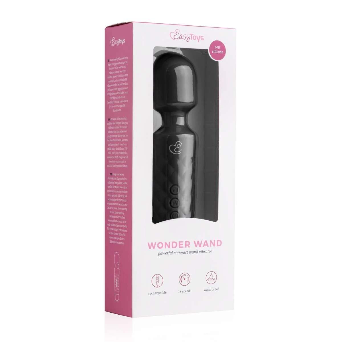 Toys Mini Wand Vibrator - Black