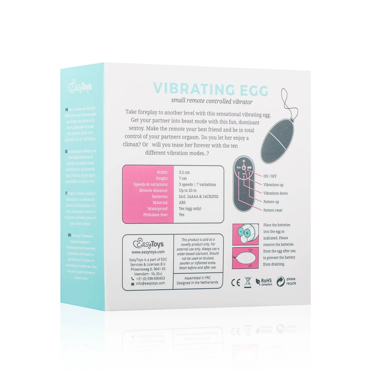 Toys - Vibrating Egg - Pink