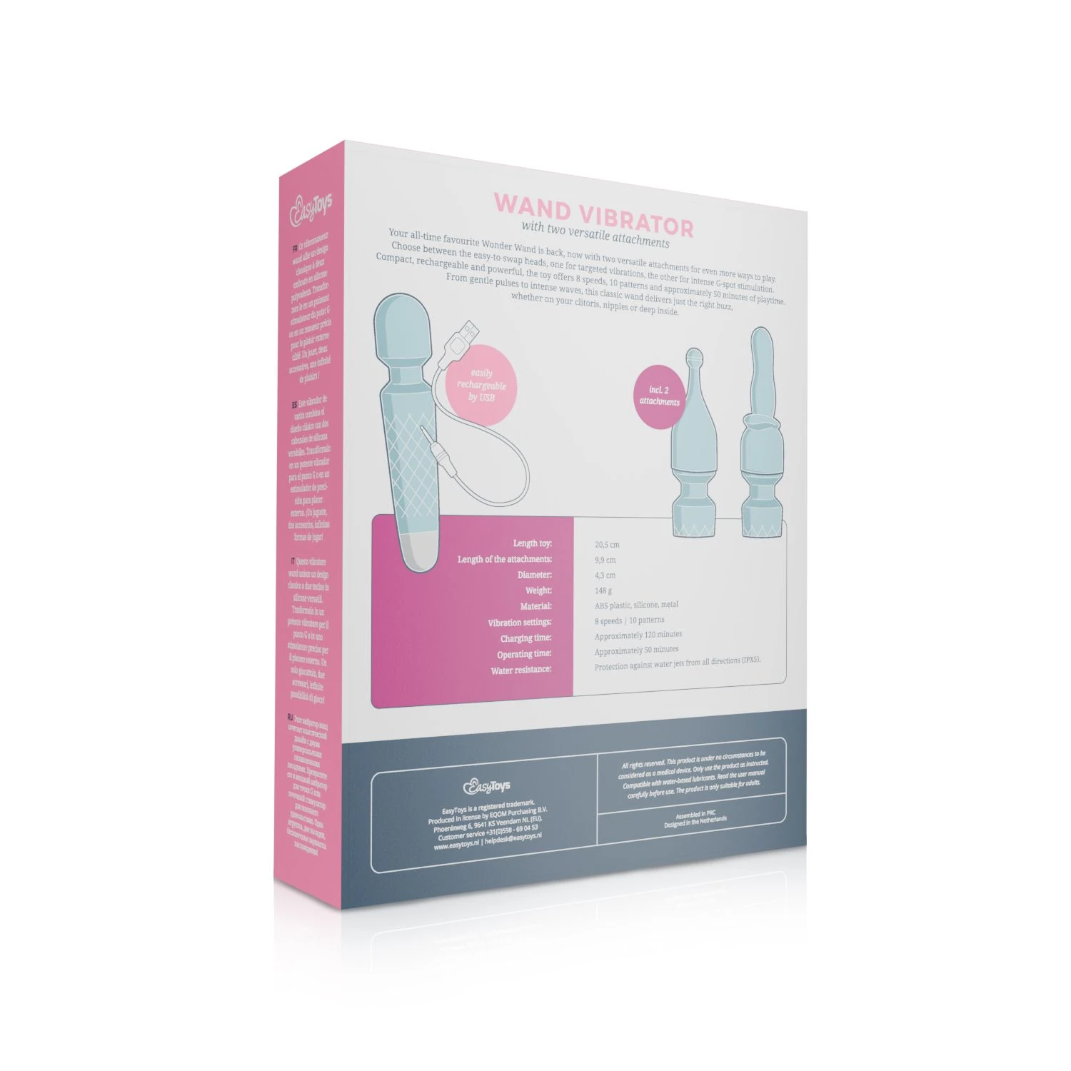 Toys – Wand Collection Mini Wand Vibrator – Blue