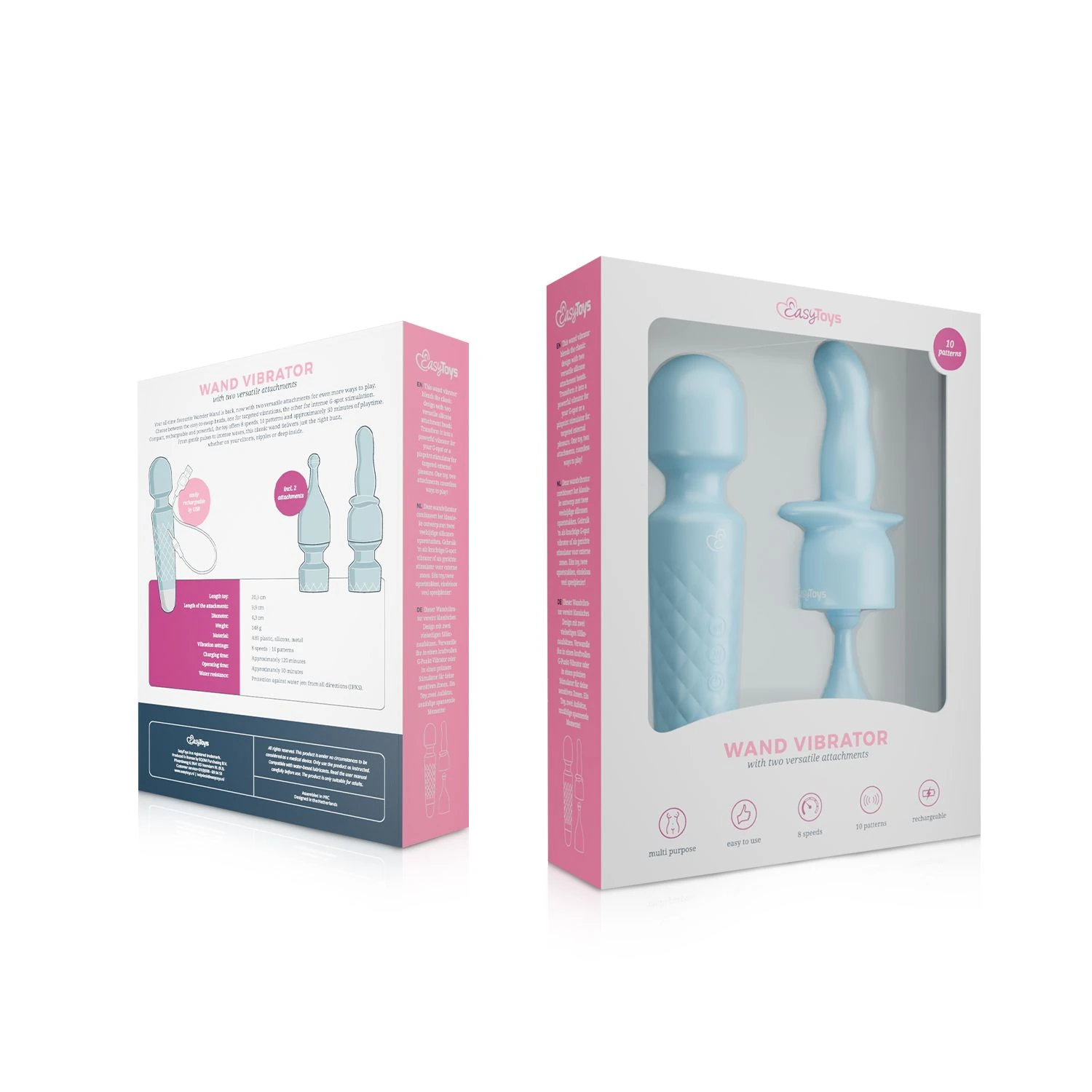 Toys – Wand Collection Mini Wand Vibrator – Blue